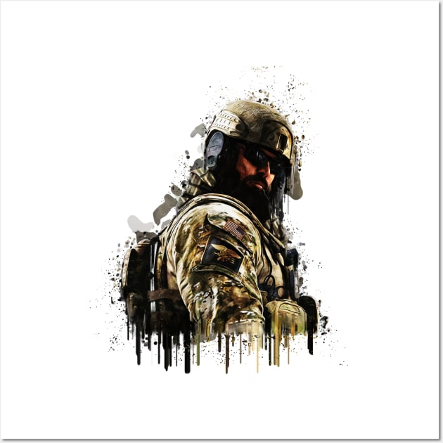 Blackbeard Operator Wall Art by traxim